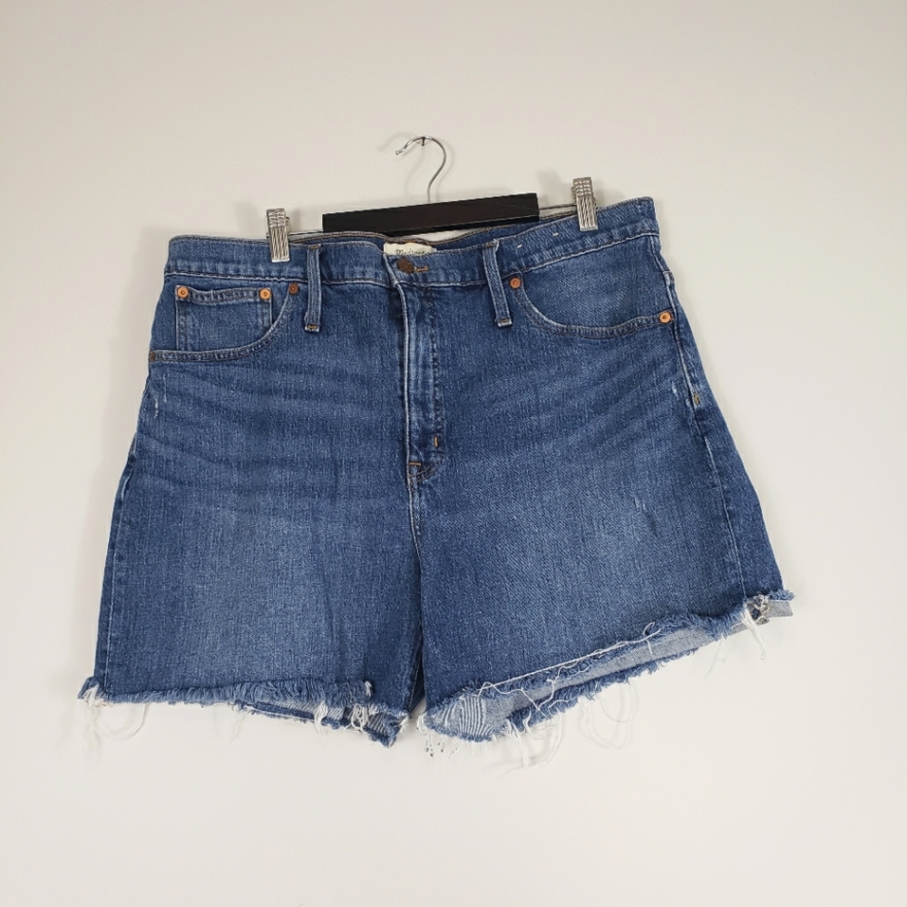 Madewell high rise denim shorts